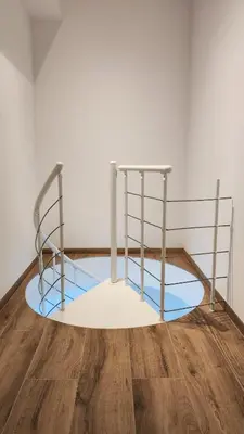 Ein Bett oder Betten in einem Zimmer der Unterkunft Stilvolle zwei Etagenwohnung, Parkplatz