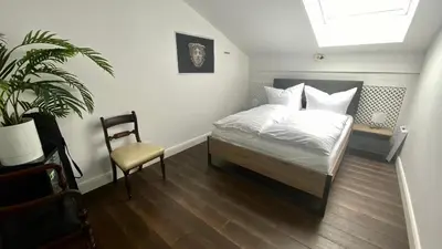 Ein Bett oder Betten in einem Zimmer der Unterkunft Gschwendtnerhof App23 Christ