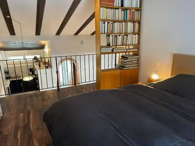 Ein Bett oder Betten in einem Zimmer der Unterkunft Ferienhaus Andrea mit Whirlpool und Sauna