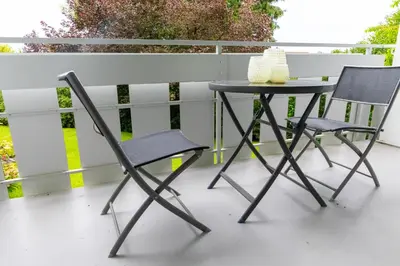 Ein Balkon oder eine Terrasse in der Unterkunft Seefelder Berge und Seen Appartements