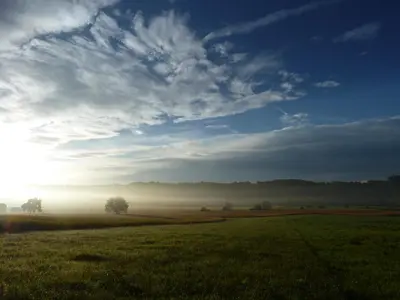 Naturlandschaft in der Nähe der Ferienwohnung