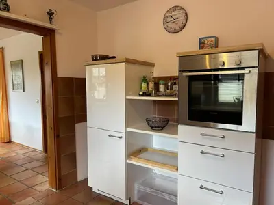Küche/Küchenzeile in der Unterkunft Ferienhaus Woulli