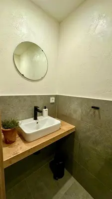 Ein Badezimmer in der Unterkunft Dachterrasse Panorama-Glück II