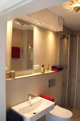 Ein Badezimmer in der Unterkunft Ferienwohnung BERGWELTEN