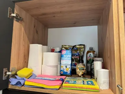 Grundriss der Unterkunft 1,5-Zimmer, Top ausgestattet, 4 Pers, Souterrain, Self Check-in, Parkplatz, Netflix & Amazon Prime