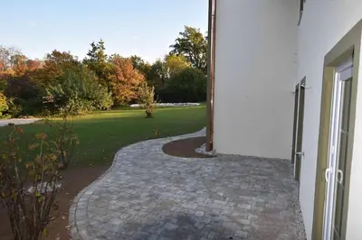Grundriss der Unterkunft Schickes Apartment in Landhausvilla am Chiemsee