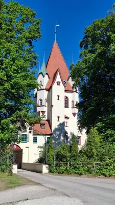 Das Gebäude in dem sich die Ferienwohnung befindet