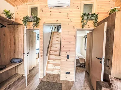 Grundriss der Unterkunft Holiday Home Tiny Haus Glockenalm-Schliersee Lodge by Interhome