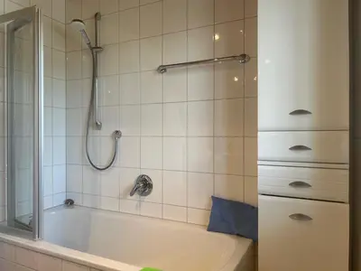 Ein Badezimmer in der Unterkunft Ferienwohnung Seeglück