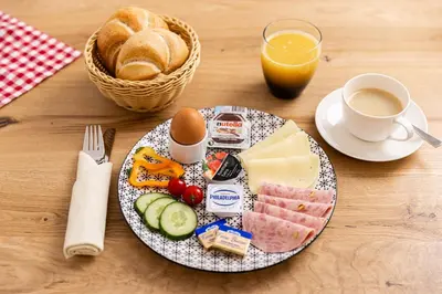 Essen in der Pension oder in der Nähe
