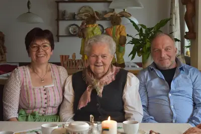 Gäste, die in der Unterkunft Gästehaus Bergfrieden, Ferienwohnung Susanne übernachten