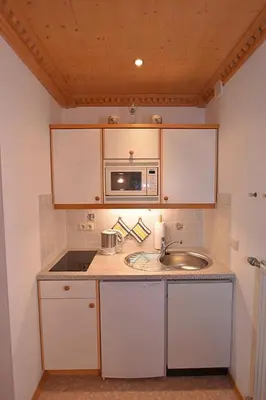Küche/Küchenzeile in der Unterkunft Gästehaus Bergfrieden, Ferienwohnung Susanne
