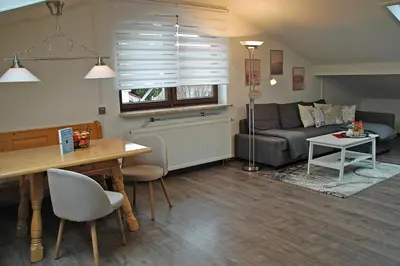 Küche/Küchenzeile in der Unterkunft Gittis Ferienwohnung