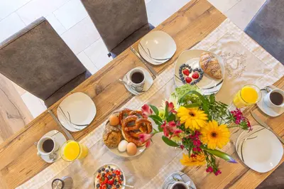 Essen in diesem Bauernhof oder in der Nähe