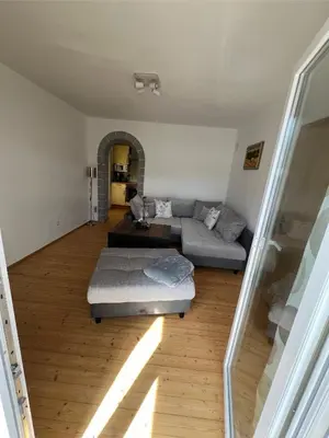 Ein Sitzbereich in der Unterkunft Ferienwohnung Mußner im Chiemgau