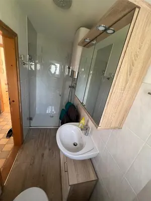 Ein Badezimmer in der Unterkunft Ferienwohnung Mußner im Chiemgau