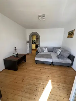 Ein Sitzbereich in der Unterkunft Ferienwohnung Mußner im Chiemgau