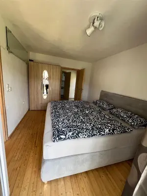 Ein Bett oder Betten in einem Zimmer der Unterkunft Ferienwohnung Mußner im Chiemgau