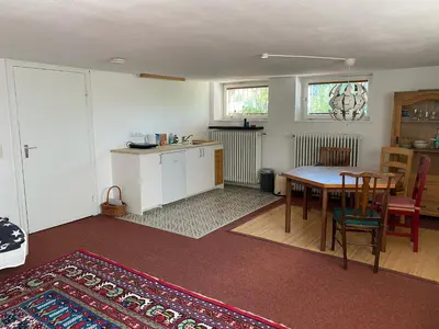 Küche/Küchenzeile in der Unterkunft AirB33 Apartment Munich privat with little terrace