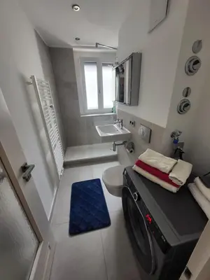 Ein Badezimmer in der Unterkunft NewSuite-Englischen Garten 2 Zimmer Apartment