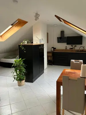 Küche/Küchenzeile in der Unterkunft Appartement Liebhart
