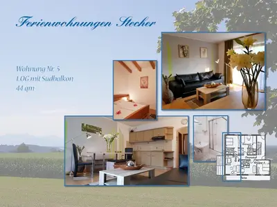 Grundriss der Unterkunft Ferienwohnungen Stecher