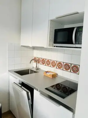 Küche/Küchenzeile in der Unterkunft City flat 8