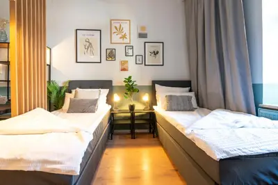 Ein Bett oder Betten in einem Zimmer der Unterkunft City Center Retreat mitten in Augsburg