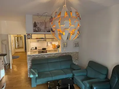 Küche/Küchenzeile in der Unterkunft Gemütliche Unterkunft in Landsberg