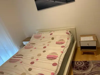 Ein Bett oder Betten in einem Zimmer der Unterkunft Moderne Unterkunft - nah am Flughafen MUC und TU München