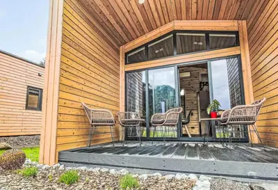 Ein Patio oder anderer Außenbereich in der Unterkunft NATURAMA Glockenalm
