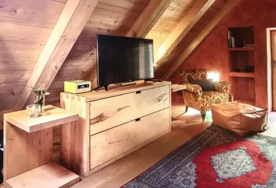 TV/Unterhaltungsangebot in der Unterkunft Zuhäusl am Chiemsee Appartements