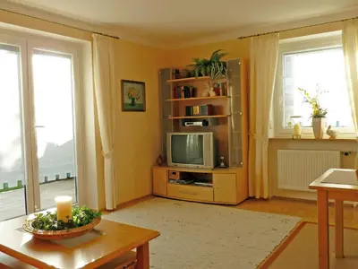 TV/Unterhaltungsangebot in der Unterkunft Ferienwohnung Lehmann