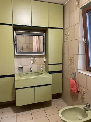 Ein Badezimmer in der Unterkunft Ferienhaus Partenkirchen