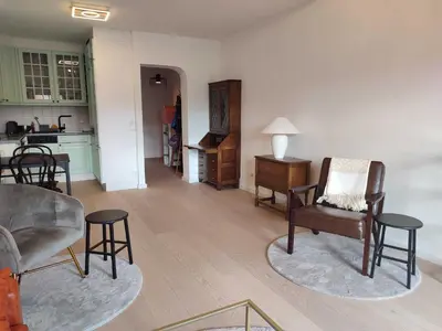 Ein Sitzbereich in der Unterkunft Ferien-Loft Resi I - Infrarotsauna