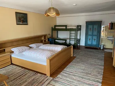 Ein Bett oder Betten in einem Zimmer der Unterkunft Kalbhof