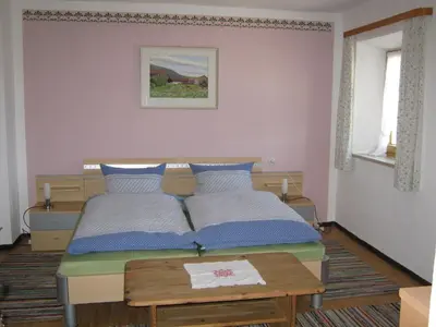 Ein Bett oder Betten in einem Zimmer der Unterkunft Kalbhof