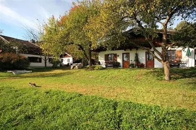 Ein Garten an der Unterkunft Haus Klinger