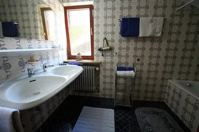 Ein Badezimmer in der Unterkunft Haus Klinger