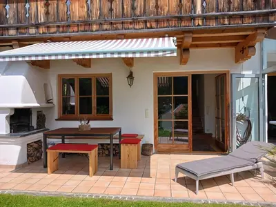 Ein Balkon oder eine Terrasse in der Unterkunft Landhaus am Bergfeld