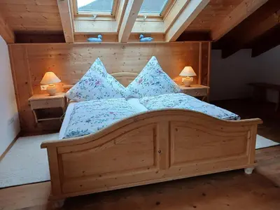 Ein Bett oder Betten in einem Zimmer der Unterkunft Landhaus am Bergfeld