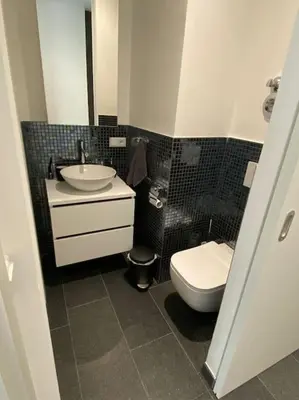 Ein Badezimmer in der Unterkunft Atelierhaus Zentrum,ruhig,HT herzlich willkommen