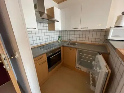 Küche/Küchenzeile in der Unterkunft Pension Mariandl Appartement 1