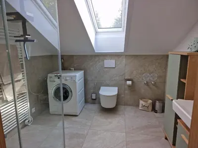 Ein Badezimmer in der Unterkunft Ferienwohnung Okami-Familie Bernöcker