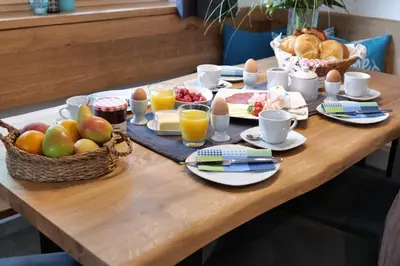Essen in der Ferienwohnung oder in der Nähe
