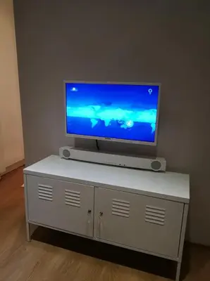 TV/Unterhaltungsangebot in der Unterkunft Offen gestaltetes Design Apartment in Bad Wiessee, 350m vom See