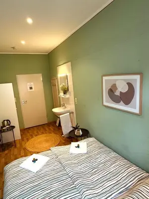 Ein Bett oder Betten in einem Zimmer der Unterkunft Pension Casa Tempora
