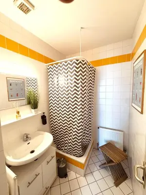 Ein Badezimmer in der Unterkunft Pension Casa Tempora