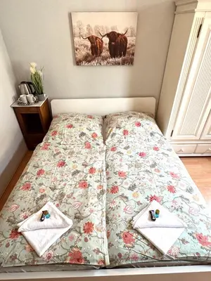 Ein Bett oder Betten in einem Zimmer der Unterkunft Pension Casa Tempora