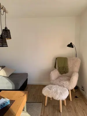 Ein Sitzbereich in der Unterkunft Haus Tala